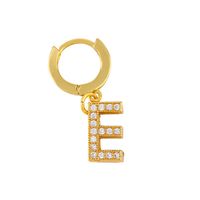 Alphabet Earrings With Diamonds sku image 5