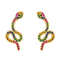 Earrings Snake Earrings Female C-shaped Senior Earrings sku image 1