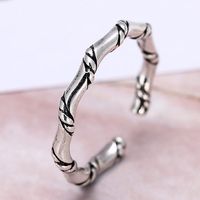 Wholesale Fashion Jewelry Metal Thai Silver Women's Open Ring main image 1