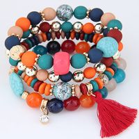 Simple Wild Candy Bead Fringed Temperament Multilayer Bracelet main image 6