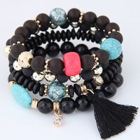 Simple Wild Candy Bead Fringed Temperament Multilayer Bracelet main image 7