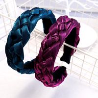 High-grade Cloth Twist Hair Hoop Wide Version Braids Hair Accessories Direct Sales main image 4