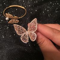 S925 Silver Pin Oversized Butterfly Earrings Luxury Dinner Dress Accessories main image 4