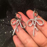 Fashion Knotted Tether Bow Earrings main image 6