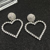 Yang Mi Boucles D'oreilles Belle Haute Profil Grand Boucles D'oreilles Rétro Hong Kong Style Net Rouge 2019 Automne Et D'hiver Mince Ronde Visage Boucles D'oreilles main image 5