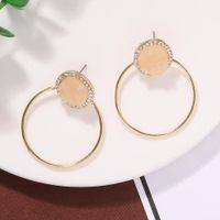 Alloy Diamond Earrings Fashion Geometric Earrings Simple Earring Accessories Wholesale main image 5