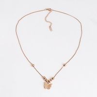 Autumn And Winter New Personality Long Money Chain Metal Butterfly Sweater Chain main image 3