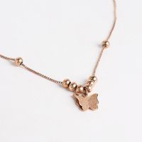 Autumn And Winter New Personality Long Money Chain Metal Butterfly Sweater Chain main image 4