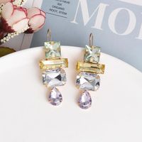 Geometric Acrylic Diamond Earrings Fashion Temperament Earrings Autumn And Winter Models main image 1