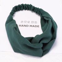 Headband Korean Simple Wide Edge Pressing Card Knotted Headband sku image 8