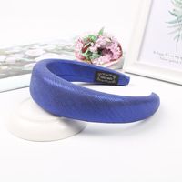 Simple Radium Metal Fabric Sponge Headband Korean sku image 6