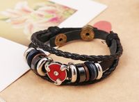 Leather Bracelet Student Bracelet Wholesale New Leather Bracelet sku image 1