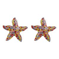 Starfish Earrings Pearl Wild Temperament Earrings Women sku image 1