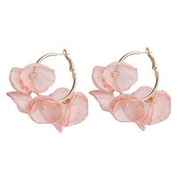 Hot Color Flower Earrings sku image 6