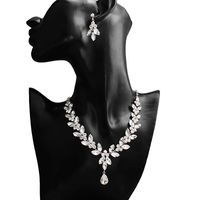 Jewelry Set Simple Diamond Necklace Necklace Earring Set Wholesales Fashion main image 1