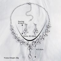 Jewelry Set Simple Diamond Necklace Necklace Earring Set Wholesales Fashion main image 6