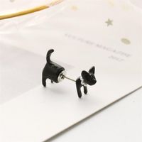 Simple Style Animal Plating Alloy Artificial Gemstones Earrings Ear Studs main image 3