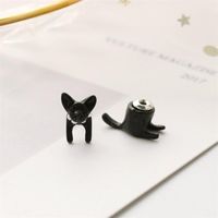 Simple Style Animal Plating Alloy Artificial Gemstones Earrings Ear Studs main image 4