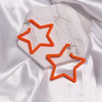 Best Selling Geometric Pentagram Space Acrylic Earrings main image 6