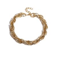 Simple Retro Twist Thick Chain Necklace main image 3