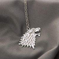 Sweater Chain Song Of Ice And Fire Right Game Stark Wolf Necklace main image 5
