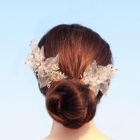 Bridal Wedding Lace Fabric Headband Wholesales Fashion main image 1