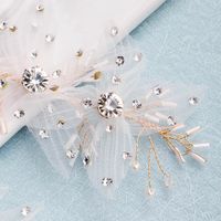 Bridal Wedding Lace Fabric Headband Wholesales Fashion main image 5