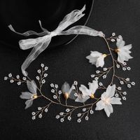 Handmade Cloth Flower Jewelry Bride Bridesmaid Headband Hairband Al Por Mayor De Moda main image 1