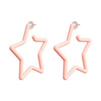 Best Selling Geometric Pentagram Space Acrylic Earrings sku image 2