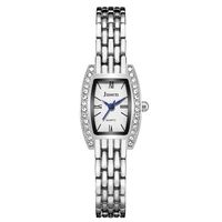 Personalized Versatile Diamond-studded Wine Barrel-shaped Steel Strap Bracelet Watch For Women main image 6