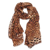 Leopard Scarf Women's New Fashion Long Shawl Outdoor Shopping Warm Scarf main image 6