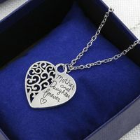 Mother And Daughter Eternal Love Necklace Female Peach Heart Necklace main image 5