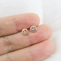 Aretes De Estudiante Más Vendidos Pendientes Huecos Redondos Al Por Mayor main image 5