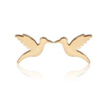 Wholesale Jewelry 1 Pair Fashion Flying Bird Alloy Ear Studs main image 3