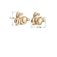 Cute Little Animal Earrings Mini Bunny Earrings main image 3