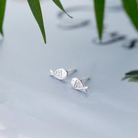 Simple And Cute Fish Earrings main image 3