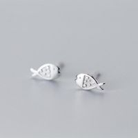 Simple And Cute Fish Earrings sku image 1