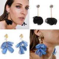 Spinning Earrings Alloy Resin Pearl Earring Accessories Wholesale main image 2