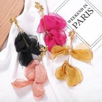 Spinning Earrings Alloy Resin Pearl Earring Accessories Wholesale main image 3