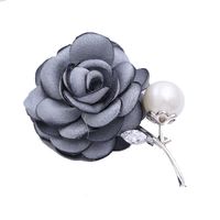 2018 Broche Pin De Tela Simple Rosa Delicada Accesorios Elegantes Accesorios Retro Accesorios De Suéter De Abrigo main image 3