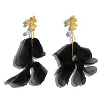 Za Même Style Fleur Boucles D'oreilles Européen Et Américain Spinning Hot Boucles D'oreilles En Alliage De Résine Perle Boucle D'oreille Accessoires En Stock En Gros sku image 2