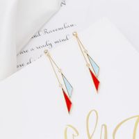 Japonais Et Coréen Boucles D'oreilles 2021new À La Mode Capricieux Fée Longue Exagéré Personnalisé Géométrique En Ligne Influenceur Boucles D'oreilles Femmes sku image 1