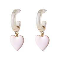 52849 Europäischer Und Amerikanischer Außenhandel Übertriebene Ohrringe Herz Ohrringe Grenz Überschreitende Straßen Fotografie Mode Diamant Farbe Ohrringe Frauen sku image 3