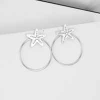 Fashion Alloy Ring Star Earrings Wholesale Earrings main image 3