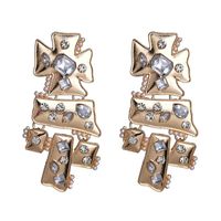 Women's Diamond Stud Earrings sku image 1