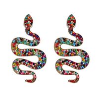 Nuevo Pendiente De Serpiente Pendientes De Moda Con Cuentas Silvestres sku image 3