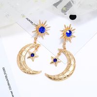 Earring Jewelry New Star Moon Alloy Diamond Earrings main image 1