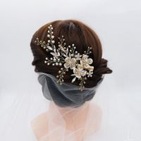 Wedding Headdress Handmade Pearl Hairpin Accessories Bridal Wedding Hair Accessories main image 3