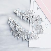 Explosion Style Hair Clip Handmade Diamond Edge Clip Bride Wedding Dress With Jewelry main image 3