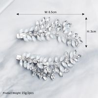 Explosion Style Hair Clip Handmade Diamond Edge Clip Bride Wedding Dress With Jewelry main image 6